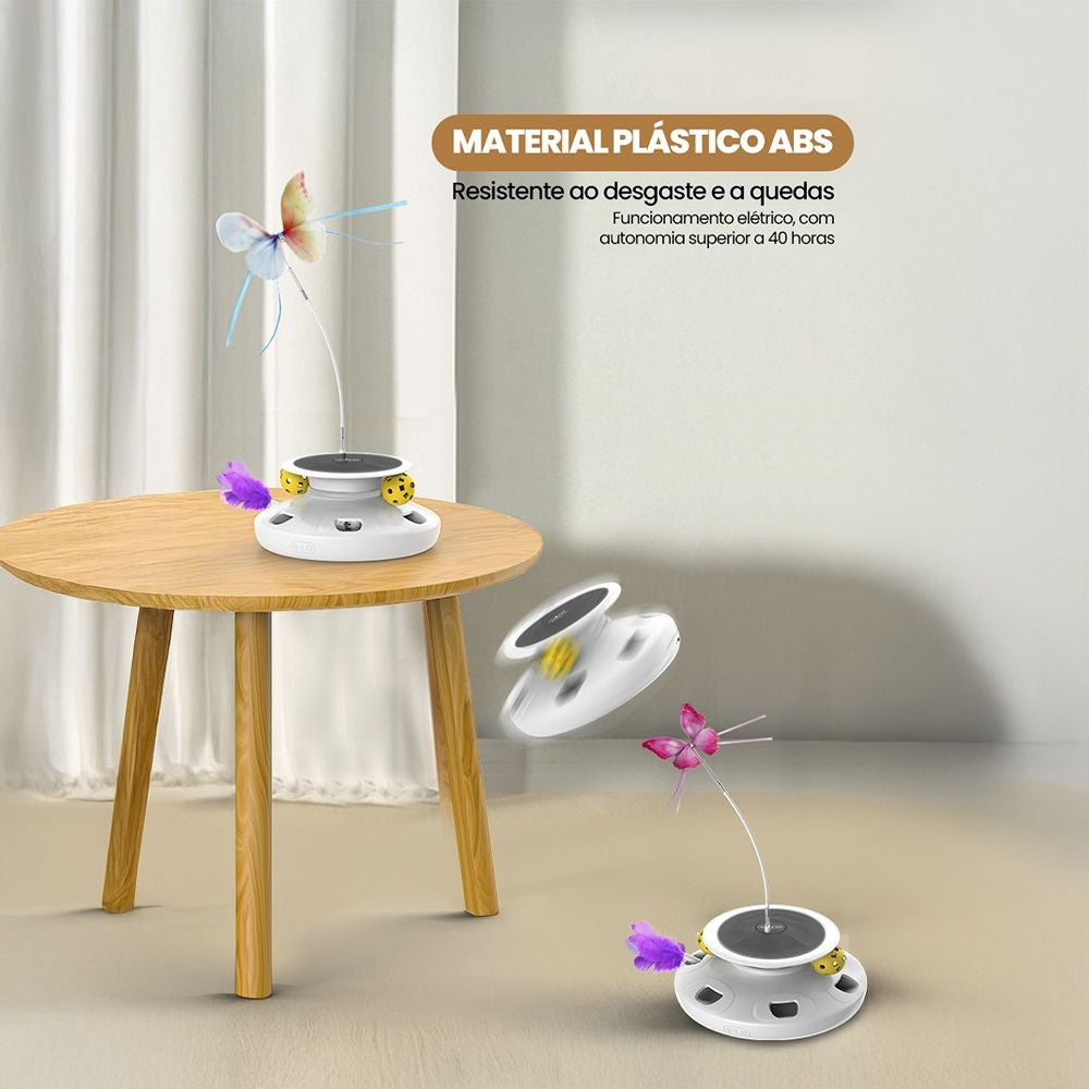 Brinquedo Inteligente com Pena para Gatos – Miauverso