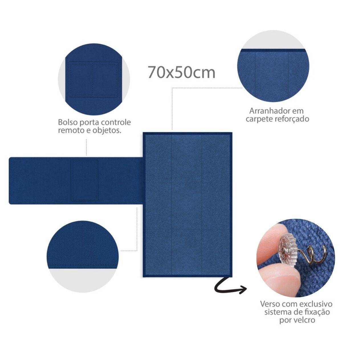 Arranhador de Gatos para Sofá 70x50cm - Miauverso