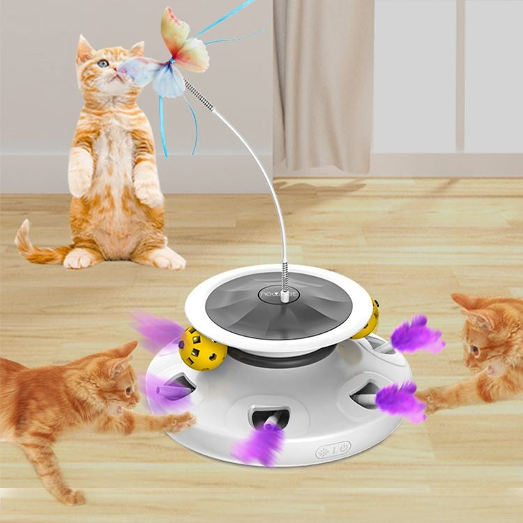 Brinquedo Inteligente com Pena para Gatos – Miauverso