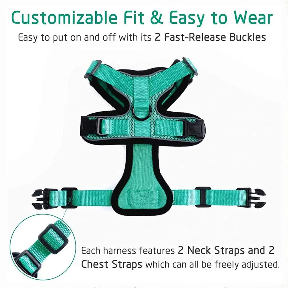 Arnês e trela para gatos para caminhar, arnês de colete ajustável macio à pr