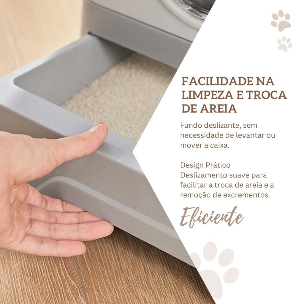 Banheiro Fechado Anti-odor para Gatos com Pá - Miauverso