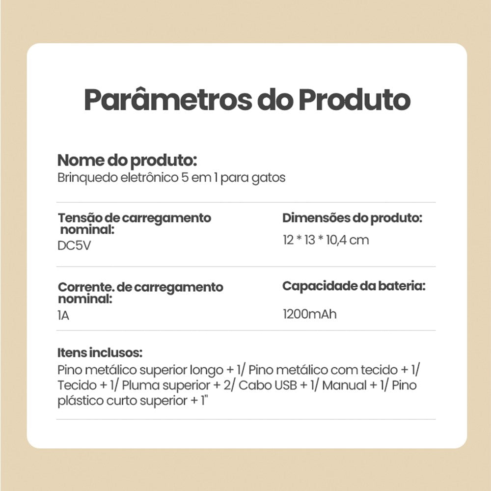 Brinquedo Elétrico Inteligente Borboleta - Miauverso