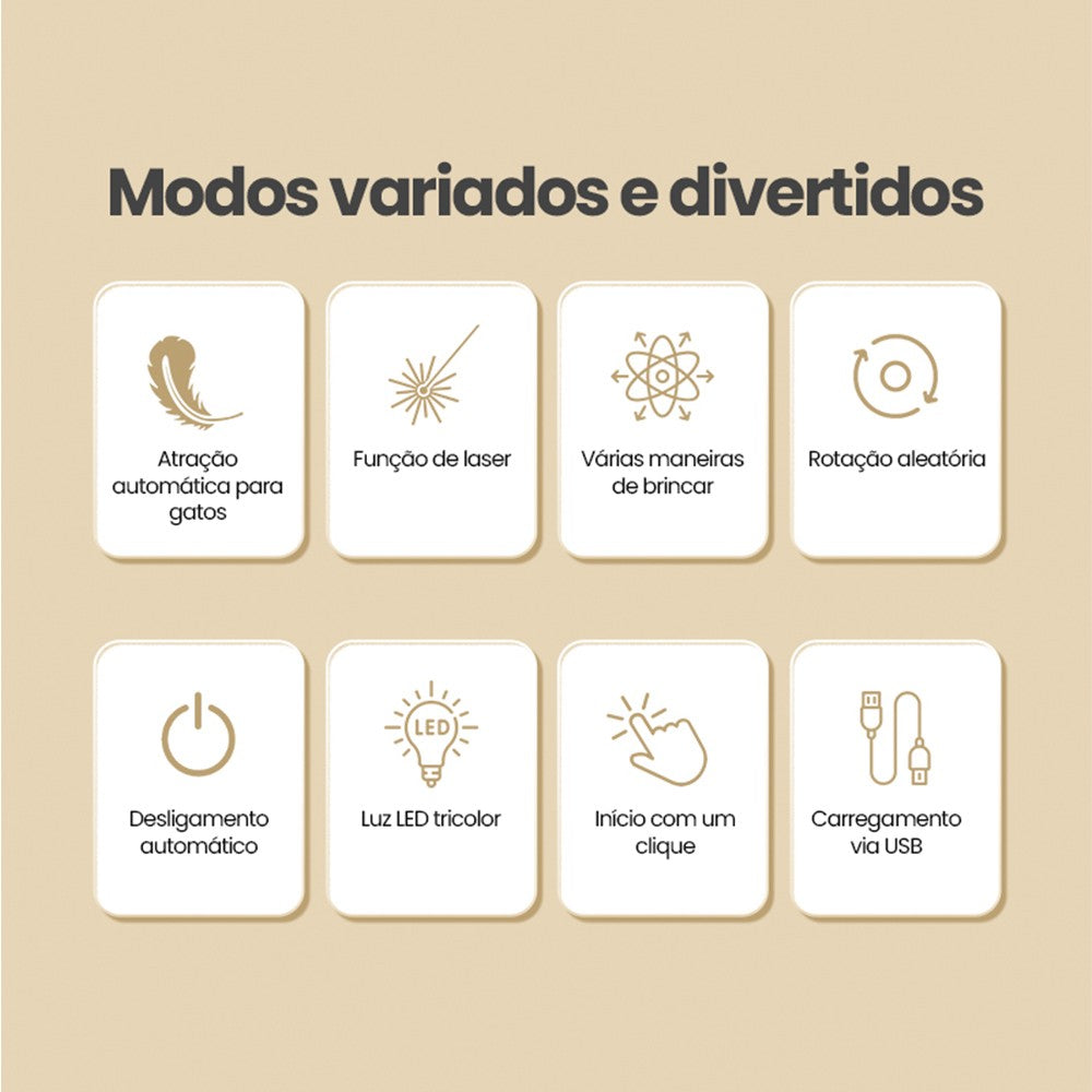 Brinquedo Elétrico Inteligente Borboleta - Miauverso