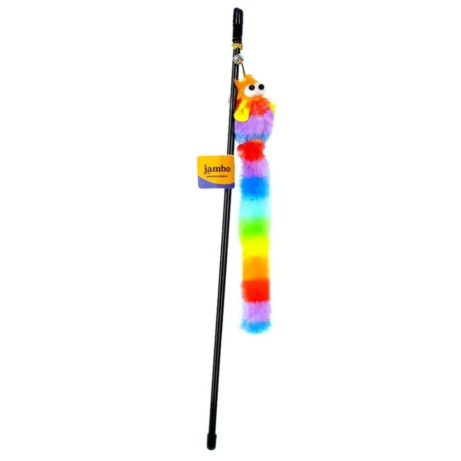 Brinquedo Varinha com Pluma Rainbow - Miauverso