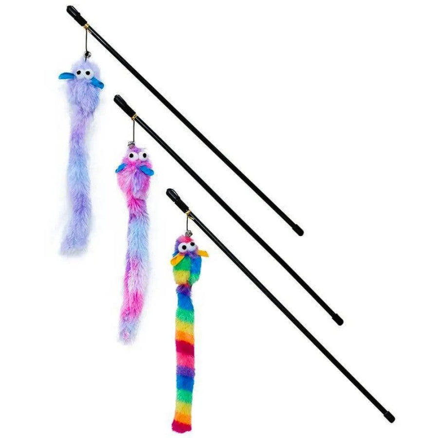 Brinquedo Varinha com Pluma Rainbow - Miauverso