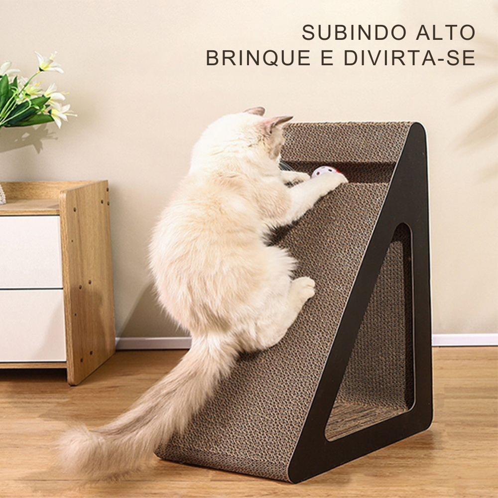 Brinquedo interativo e arranhador - Miauverso