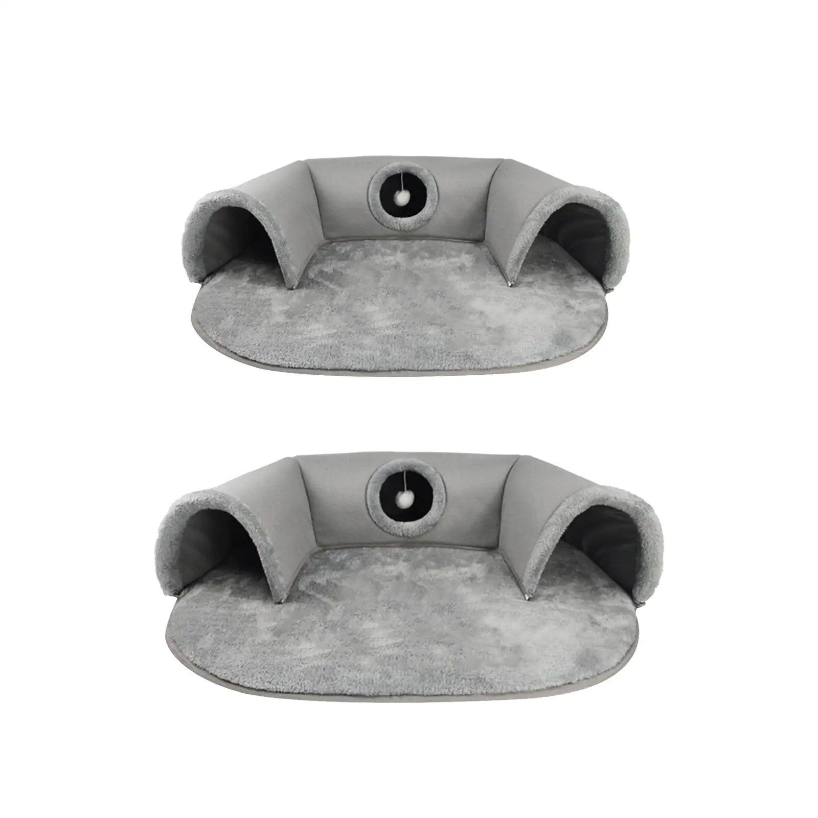 Cama Macia de Velo Coral para Gatos - Miauverso