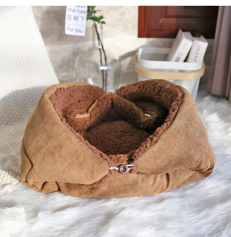 Cama Quentinha de inverno estilo fronha - Miauverso