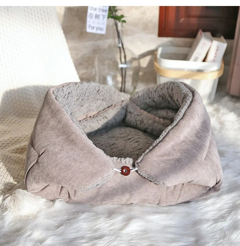 Cama Quentinha de inverno estilo fronha - Miauverso