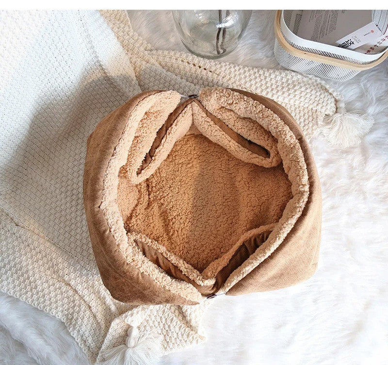 Cama Quentinha de inverno estilo fronha - Miauverso