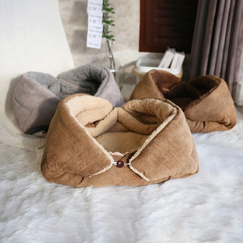 Cama Quentinha de inverno estilo fronha - Miauverso