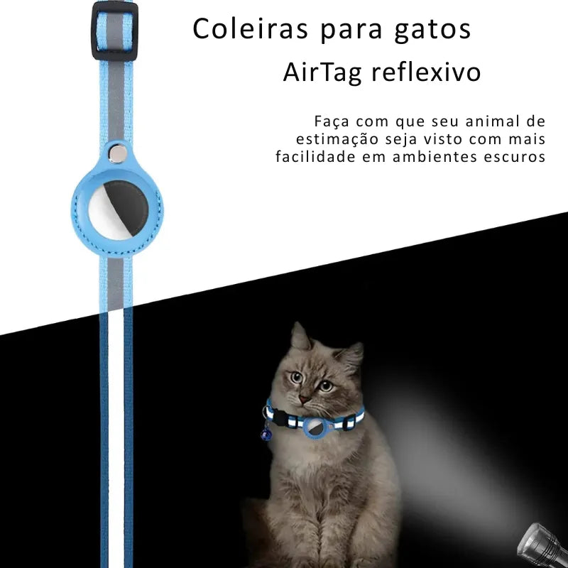 Coleira-para-Gatos-com-Suporte-para-AirTag-Miauverso