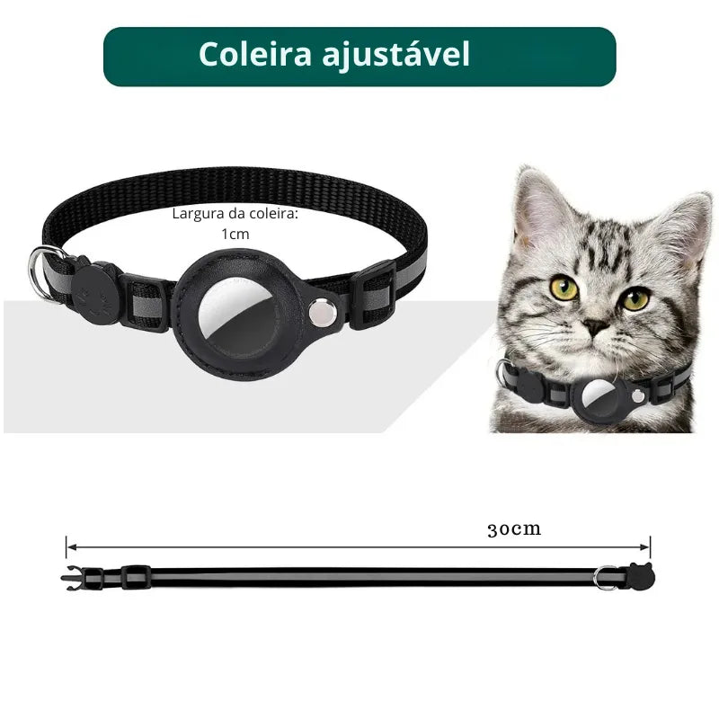 Coleira-para-Gatos-com-Suporte-para-AirTag-Miauverso