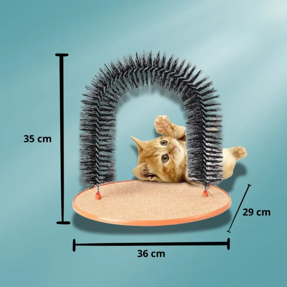 Escova-Arranhador-em-Arco-para-Gatos-Miauverso