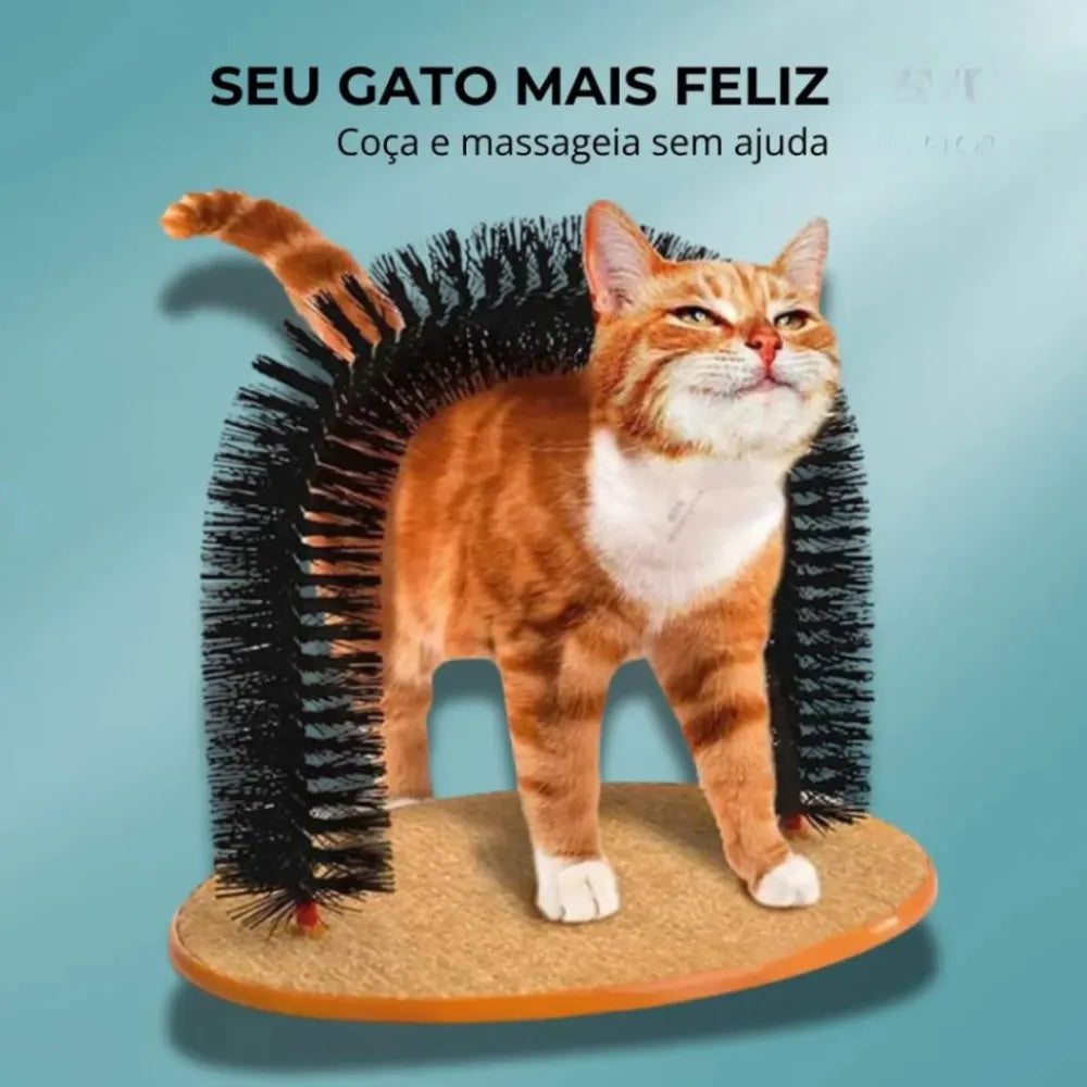 Escova-Arranhador-em-Arco-para-Gatos-Miauverso