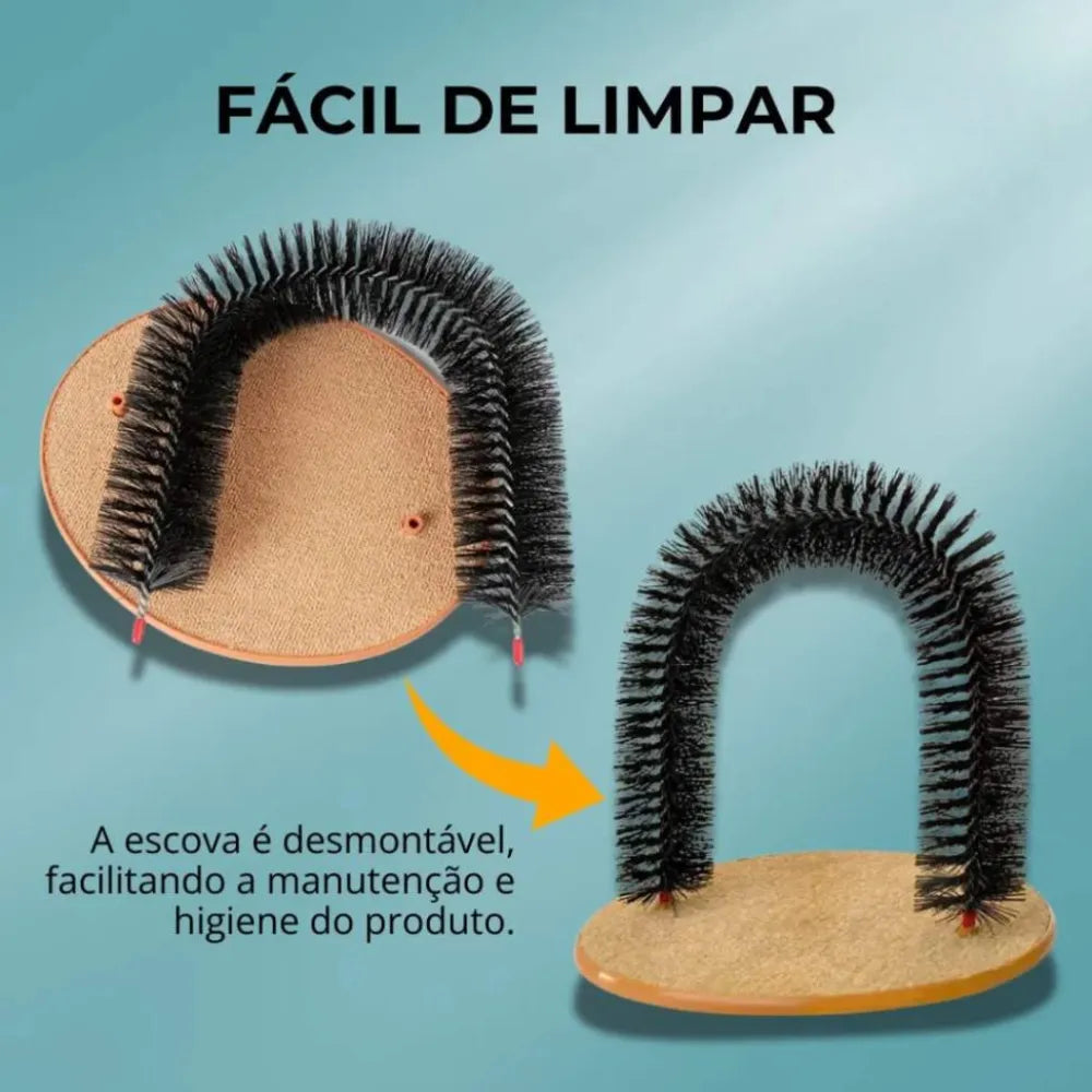 Escova-Arranhador-em-Arco-para-Gatos-Miauverso