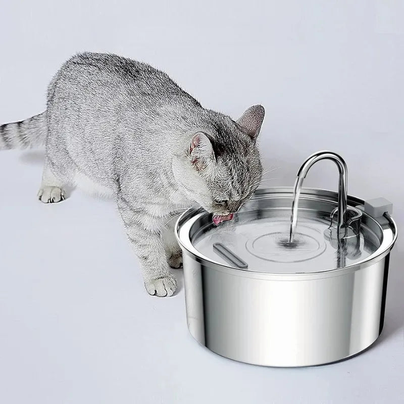 Fonte-de-Água-Inteligente-em-Aço-Inox-para-Gatos-Miauverso