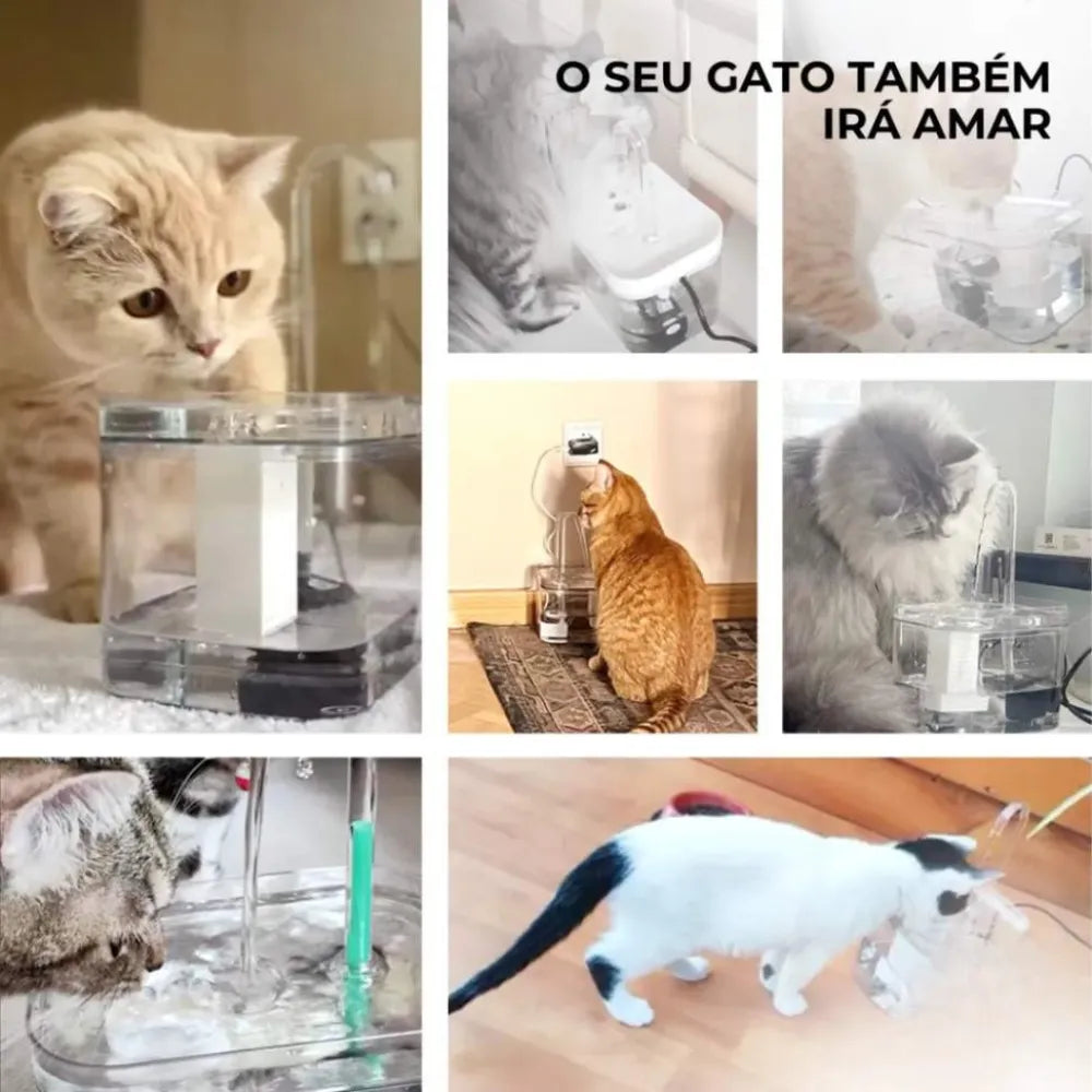 Fonte-de-Água-Silenciosa-com-Filtro-para-Gatos-Miauverso
