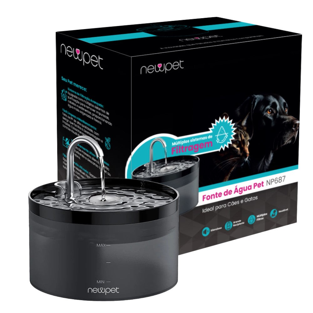 Fonte Bebedouro Elétrica Luxuosa - Miauverso