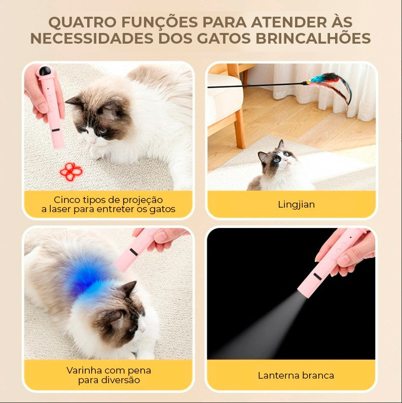 Laser para Gatos com Led - Miauverso
