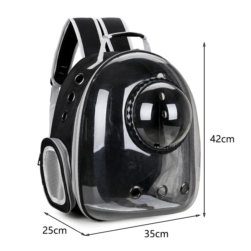 Mochila-Espacial-para-Gatos-com-Visor-Transparente-Miauverso