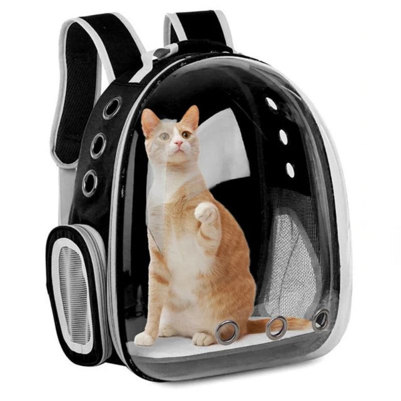Mochila-Espacial-para-Gatos-com-Visor-Transparente-Miauverso