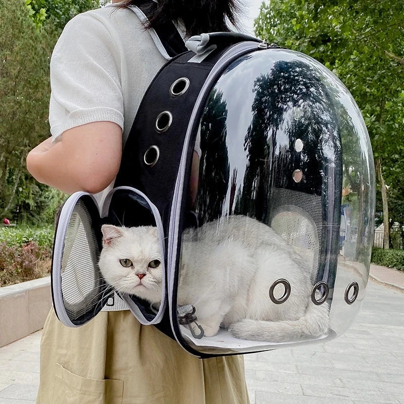 Mochila-Espacial-para-Gatos-com-Visor-Transparente-Miauverso