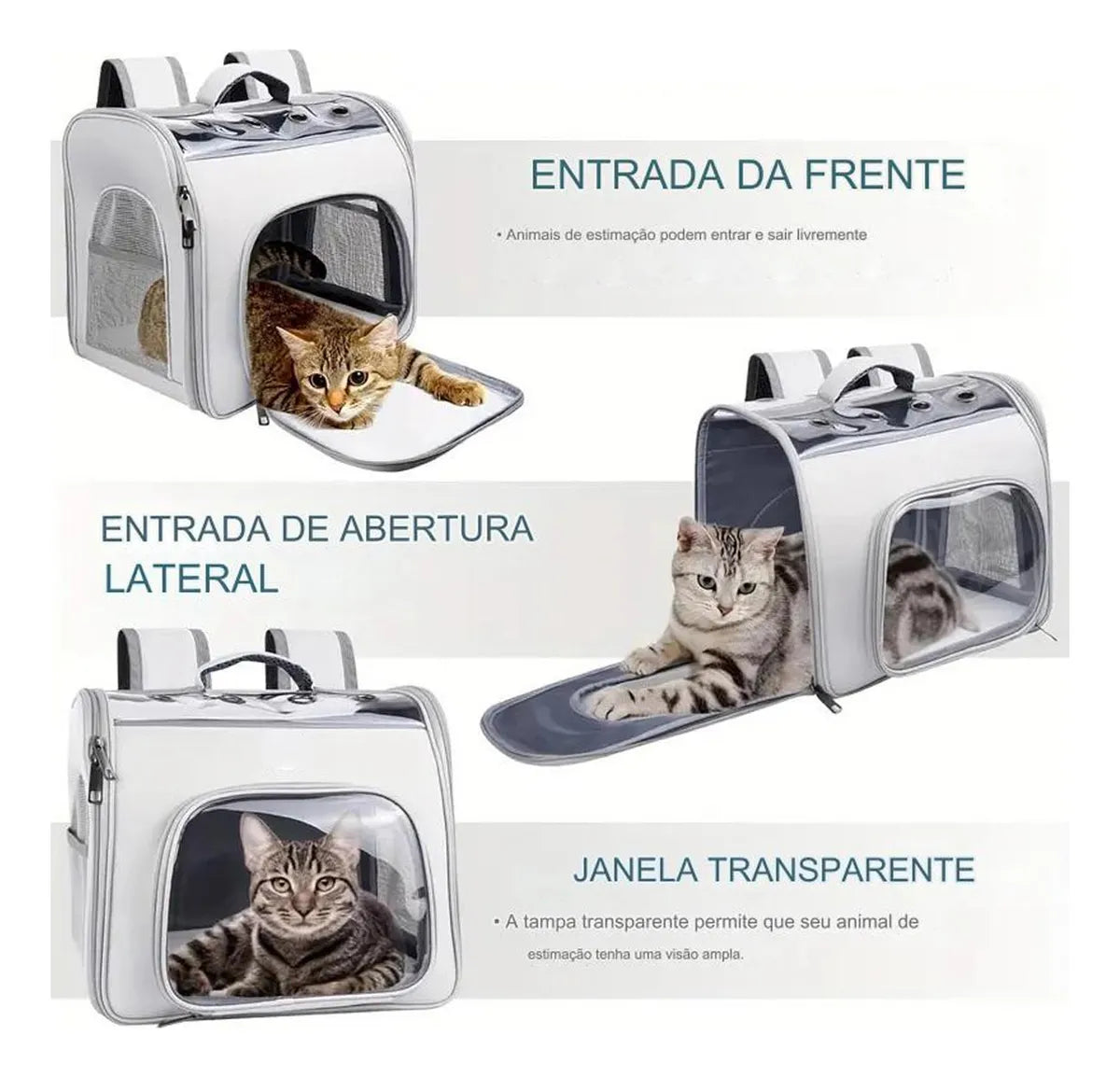 Mochila Luxo para Transporte de Gatos - Miauverso