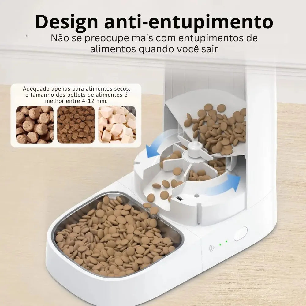 Alimentador Automático Inteligente WiFi para Gatos - Miauverso
