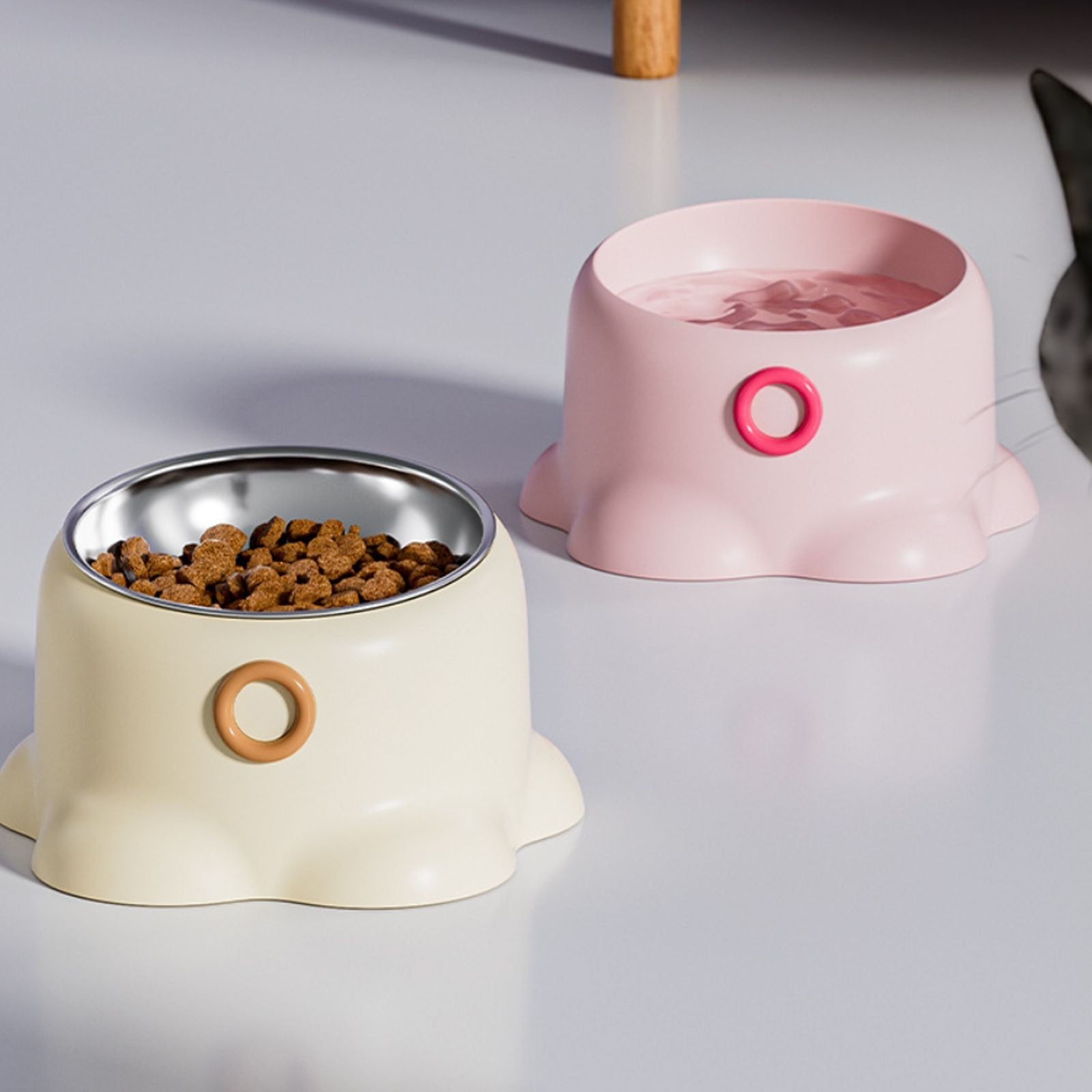 Tigela Macaron Polvo para Gatos e Animais de Estimação - Miauverse