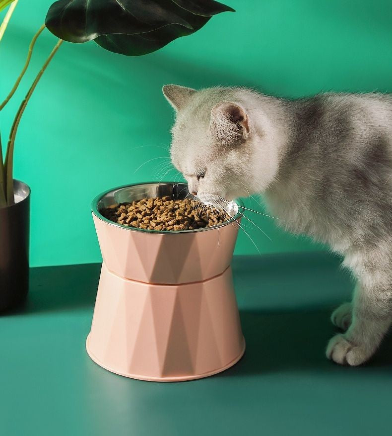 Tigela para Gatos em Aço Inoxidável - Miauverso