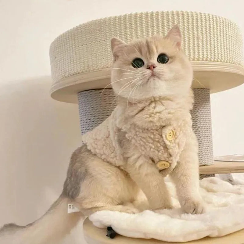 Colete Lambhair de Lã Macia – Miauverso