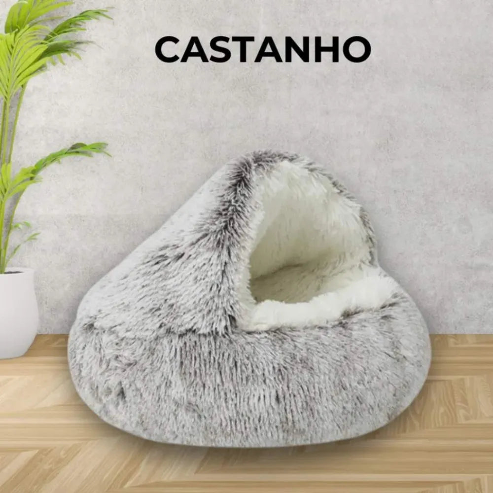 Cama-Ninho-de-Pelúcia-para-Gatos-Miauverso