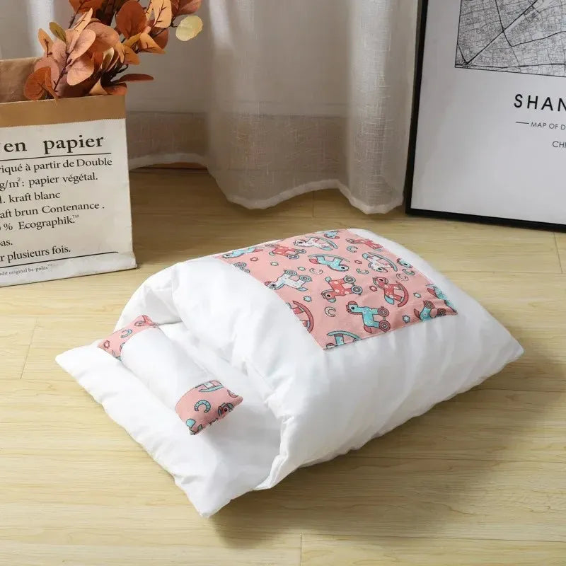 Cama Kawaii com Tampa Removível – Miauverso