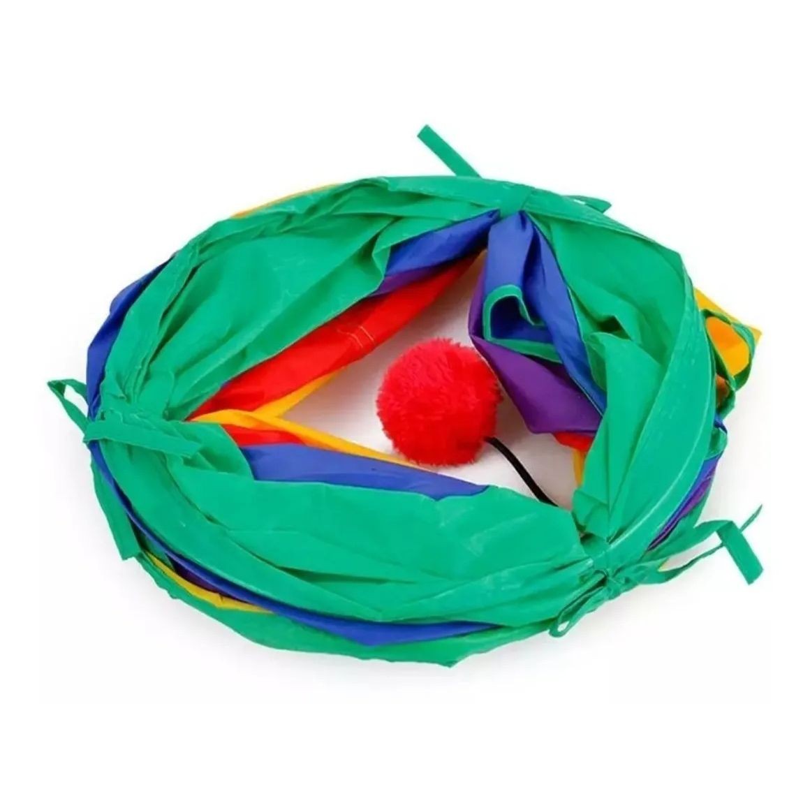 Túnel Dobrável para Gatos em Nylon – Miauverso