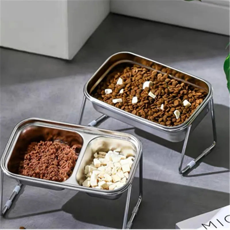 Tigela Ortopédica Inox 45° - Miauverso