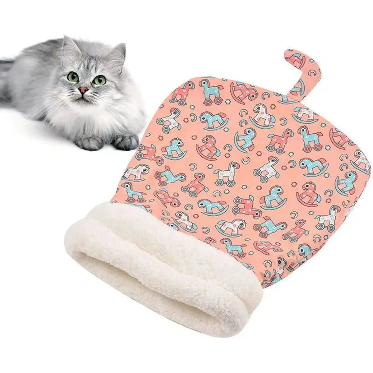 Saco de Dormir Tipo Bolso com Pelúcia Fofinha – Miauverso