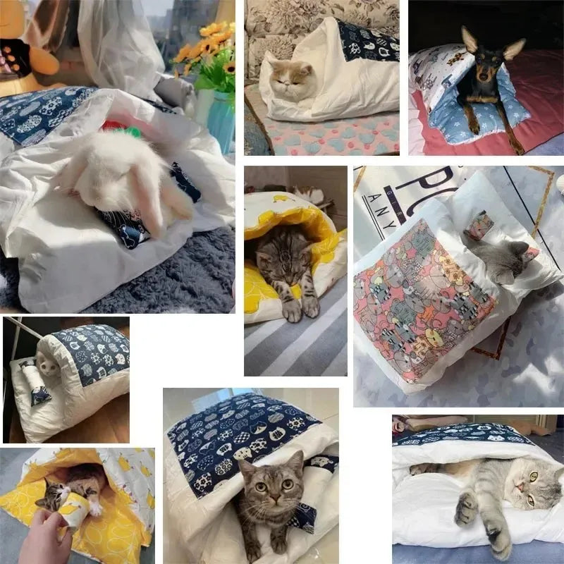 Cama Kawaii com Tampa Removível – Miauverso