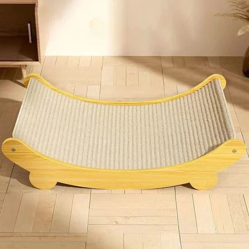Arranhador de Madeira-com-Cama-para-Gatos-Miauverso