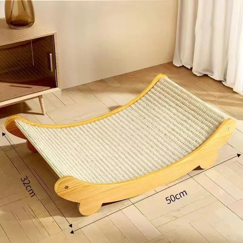 Arranhador de Madeira-com-Cama-para-Gatos-Miauverso