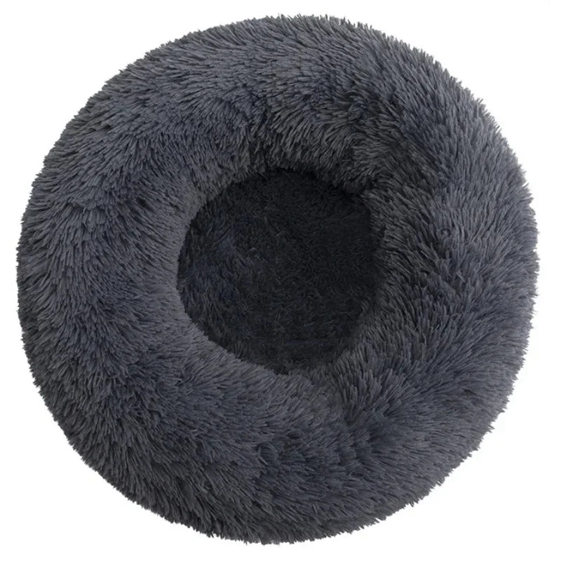 Cama-Redonda-de-Pelúcia-para-Gatos-Miauverso