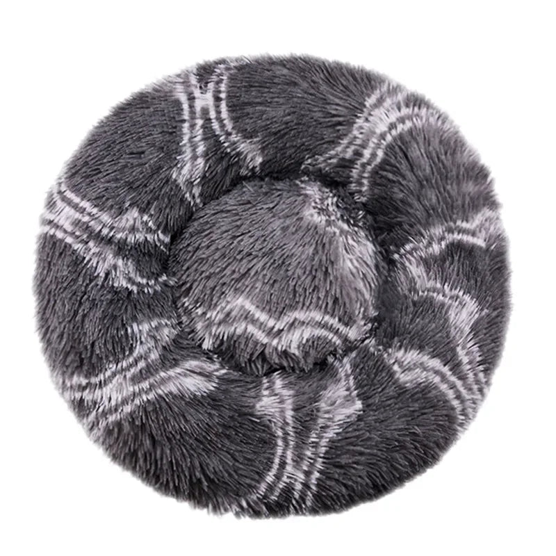 Cama-Redonda-de-Pelúcia-para-Gatos-Miauverso