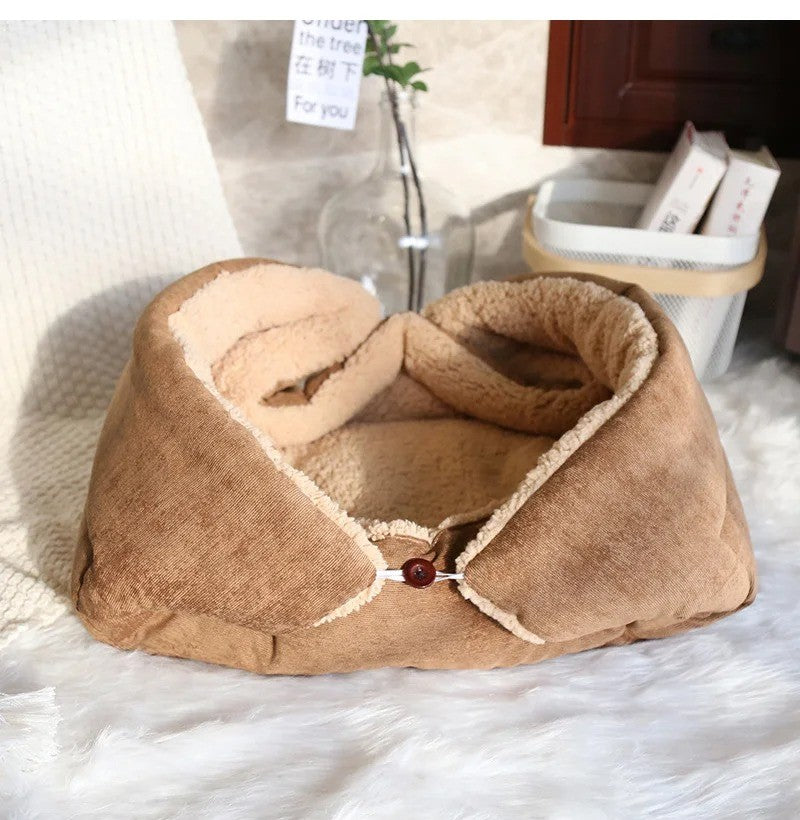 Cama Quentinha de inverno estilo fronha - Miauverso