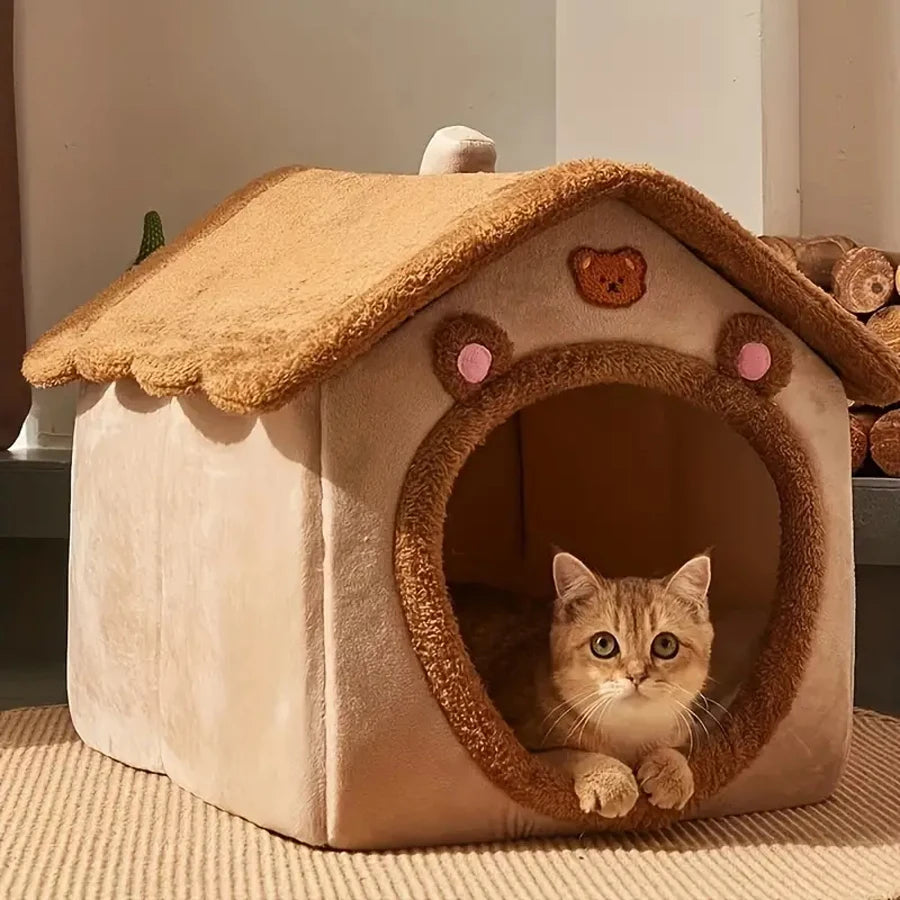 Casa-Dobrável-com-Chaminé-para-Gato-Miauverso