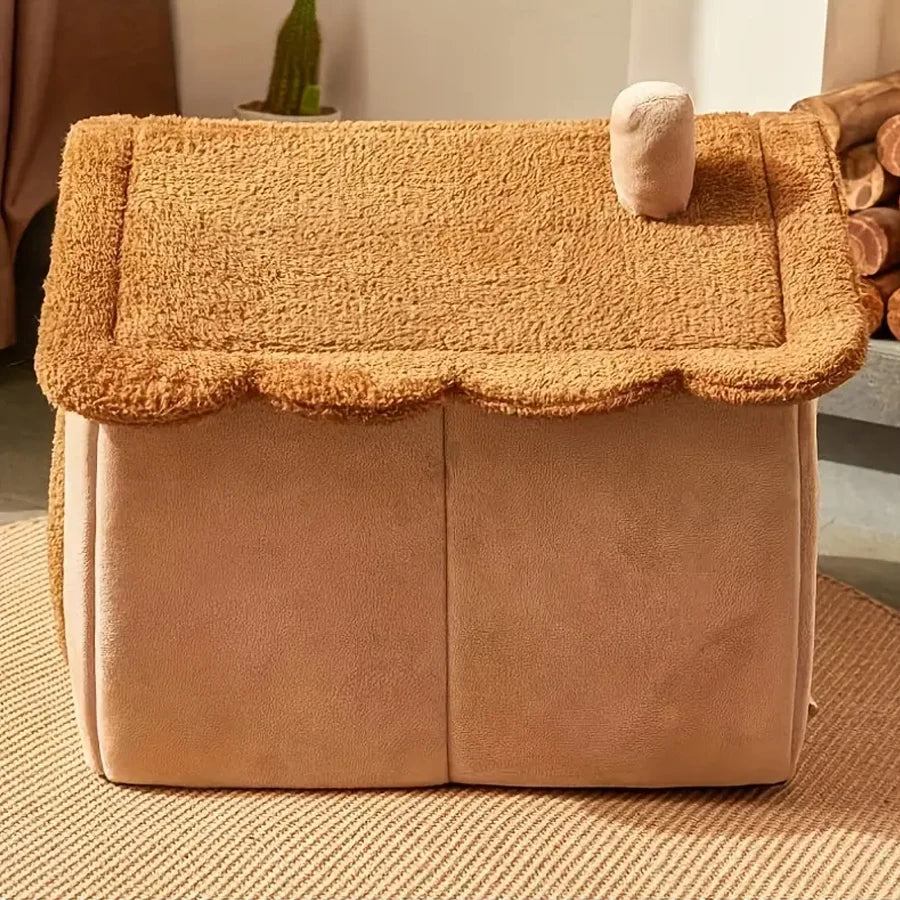 Casa-Dobrável-com-Chaminé-para-Gato-Miauverso