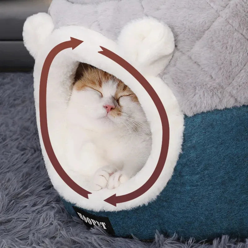 Casa-Toca-Fechada-para-Gatos-HOOPET-Miauverso