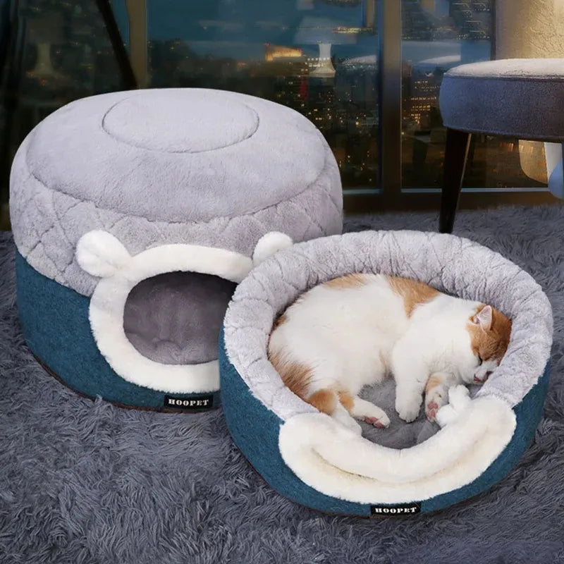 Casa-Toca-Fechada-para-Gatos-HOOPET-Miauverso