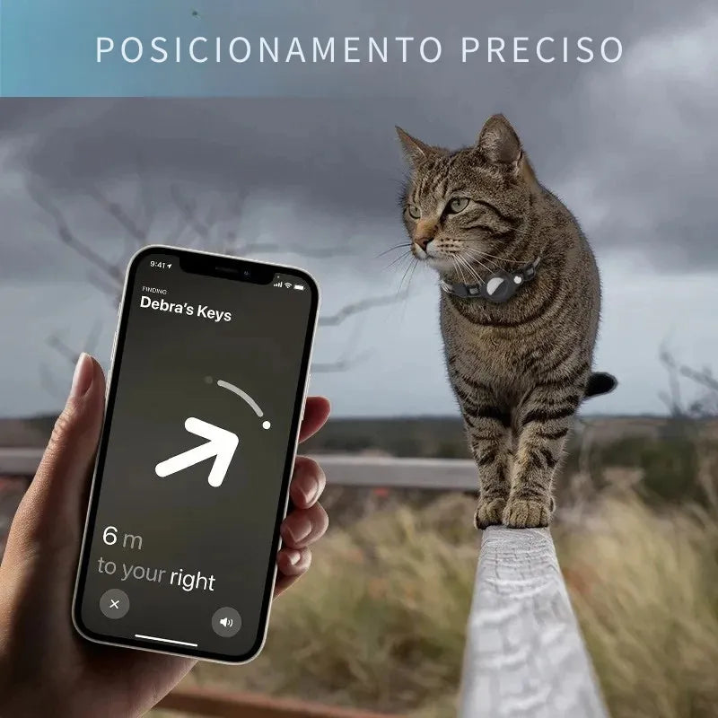 Coleira-para-Gatos-com-Suporte-para-AirTag-Miauverso