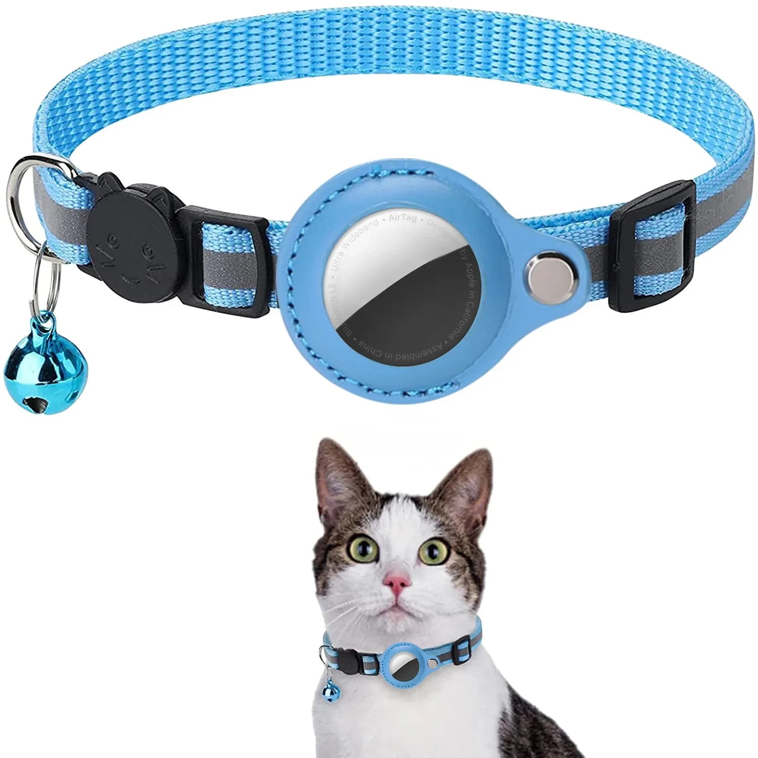Coleira-para-Gatos-com-Suporte-para-AirTag-Miauverso