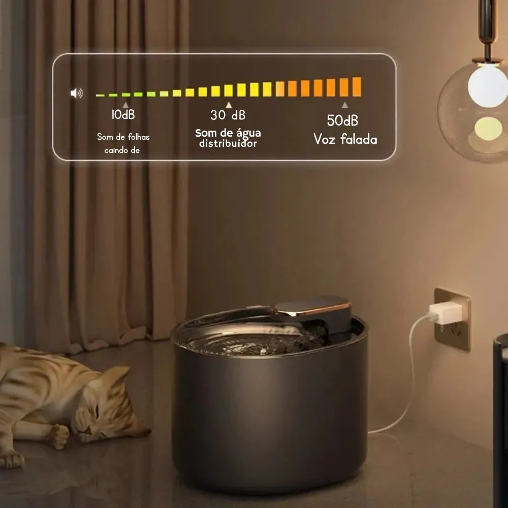 Fonte-de-Água-Inteligente-com-Sensor-para-Gatos-Miauverso